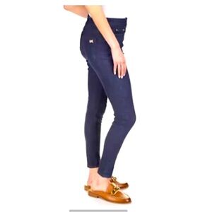Micheal Kors Women’s Selma High Rise Dark Wash Skinny Straight Jeans Siz…